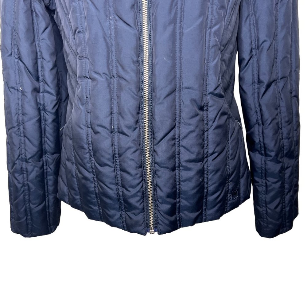 MICHAEL Michael Kors Multi Pocket Reversible Puffer Jacket Blue Grey Size S - Picture 5 of 17